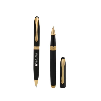 Buy Signature Pair Executive Pen Set - Black in bulk for Corporate Gifting | Corporate Gyft