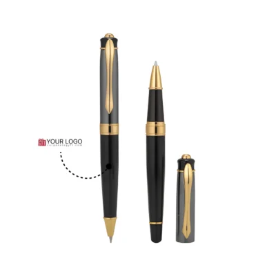 Buy Contrast Everyday Elegance Pen Set in bulk for Corporate Gifting | Corporate Gyft