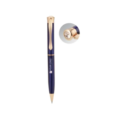 Buy Classic Crystal Collection Pen - Blue in bulk for Corporate Gifting | Corporate Gyft