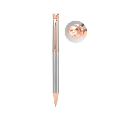 Buy Crystal Collection Jeweled Pen - Silver in bulk for Corporate Gifting | Corporate Gyft