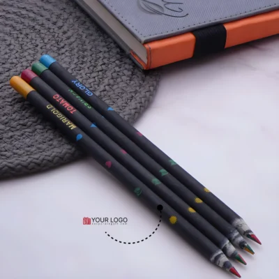 Buy Black Print Sustainable Pencil in bulk for Corporate Gifting | Corporate Gyft