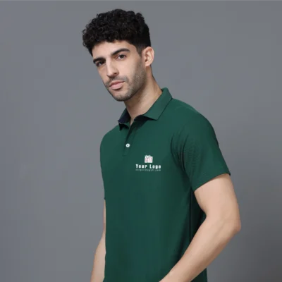Buy Mars 200 Active Polo - Bottle Green in bulk for Corporate Gifting | Corporate Gyft