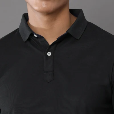 Buy Mars 200 Active Polo - Classic Black in bulk for Corporate Gifting | Corporate Gyft