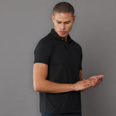 Buy Mars 200 Active Polo - Classic Black in bulk for Corporate Gifting | Corporate Gyft