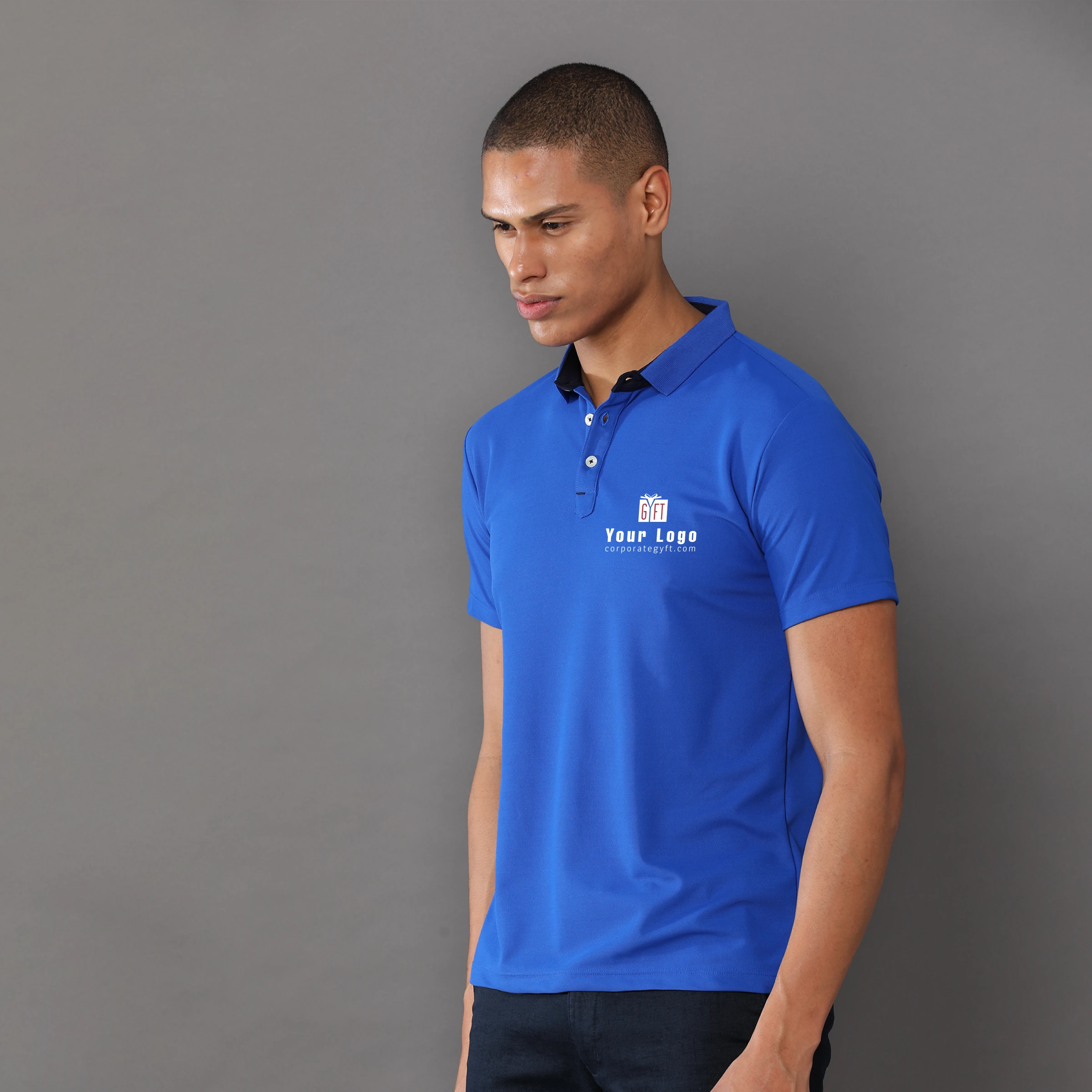 Mars 200 Active Polo - Imperial Blue Buy Mars 200 Active Polo - Imperial Blue in bulk for Corporate Gifting | Corporate Gyft