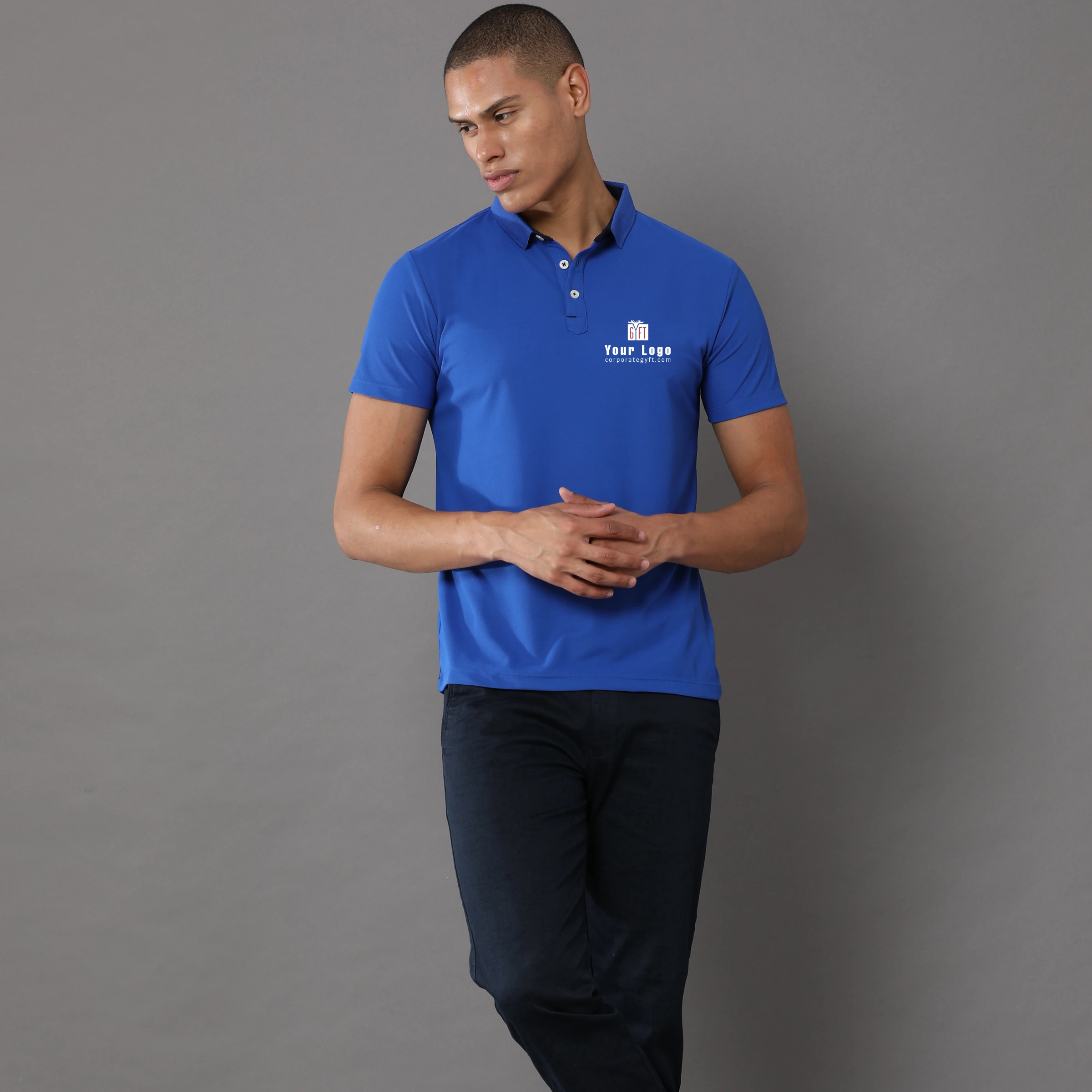 Mars 200 Active Polo - Imperial Blue Buy Mars 200 Active Polo - Imperial Blue in bulk for Corporate Gifting | Corporate Gyft