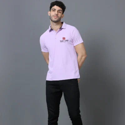 Buy Mars 200 Active Polo - Lilac in bulk for Corporate Gifting | Corporate Gyft