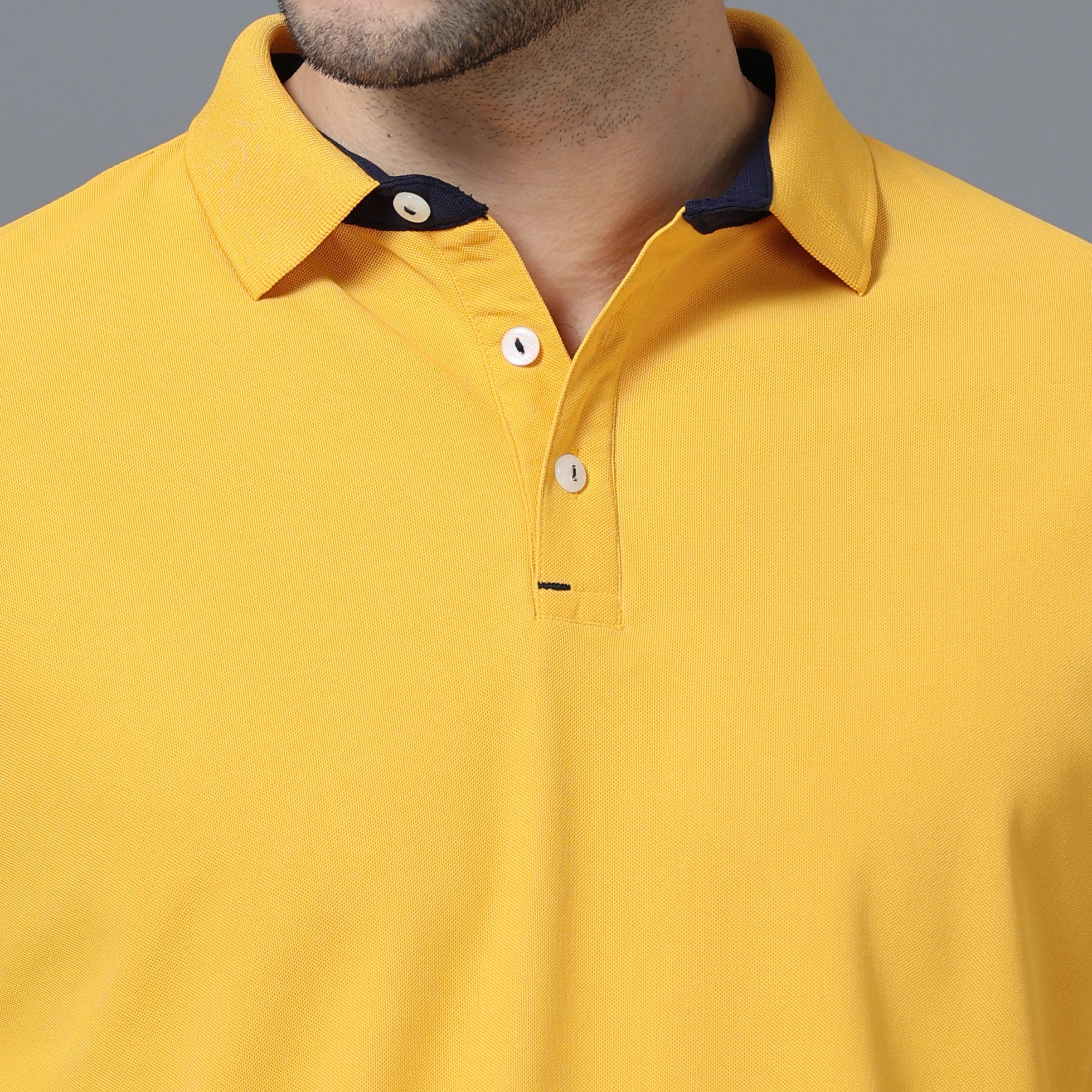 Mars 200 Active Polo - Mustard Buy Mars 200 Active Polo - Mustard in bulk for Corporate Gifting | Corporate Gyft