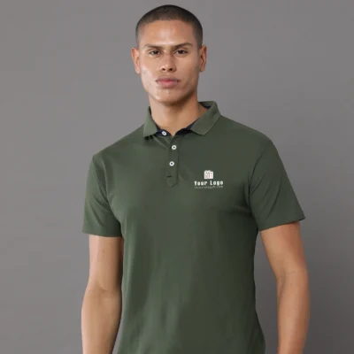 Buy Mars 200 Active Polo - Olive Green in bulk for Corporate Gifting | Corporate Gyft