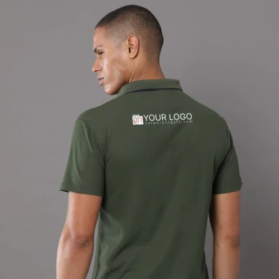 Buy Mars 200 Active Polo - Olive Green in bulk for Corporate Gifting | Corporate Gyft