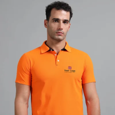 Buy Mars 200 Active Polo - Orange in bulk for Corporate Gifting | Corporate Gyft