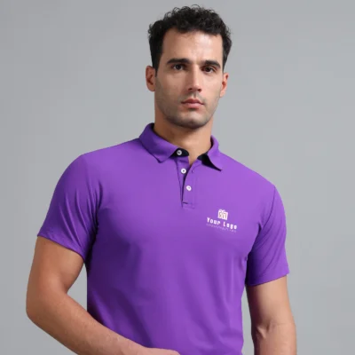 Buy Male Mars 200 Polos Purple in bulk for Corporate Gifting | Corporate Gyft