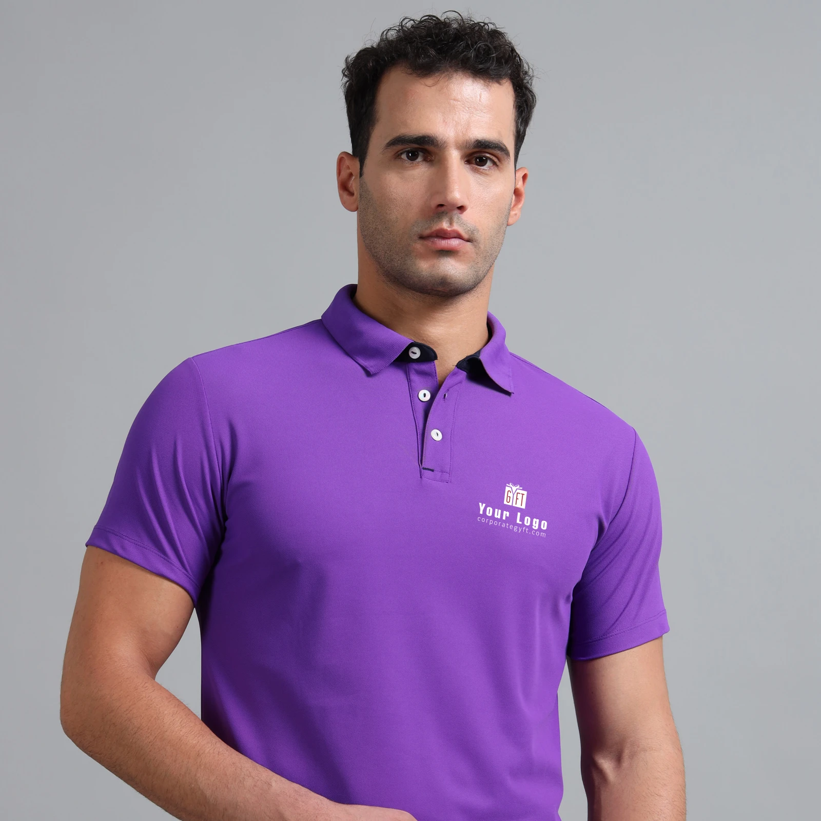 Male Mars 200 Polos Purple Buy Male Mars 200 Polos Purple in bulk for Corporate Gifting | Corporate Gyft