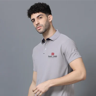 Buy Mars 200 Active Polo - Slate Grey in bulk for Corporate Gifting | Corporate Gyft
