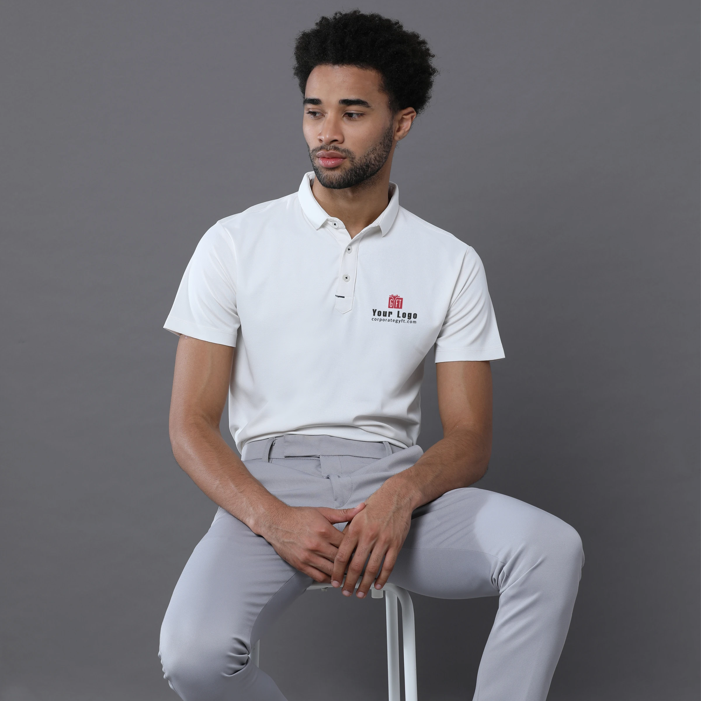 Mars 200 Active Polo - Ivory White Buy Mars 200 Active Polo - Ivory White in bulk for Corporate Gifting | Corporate Gyft