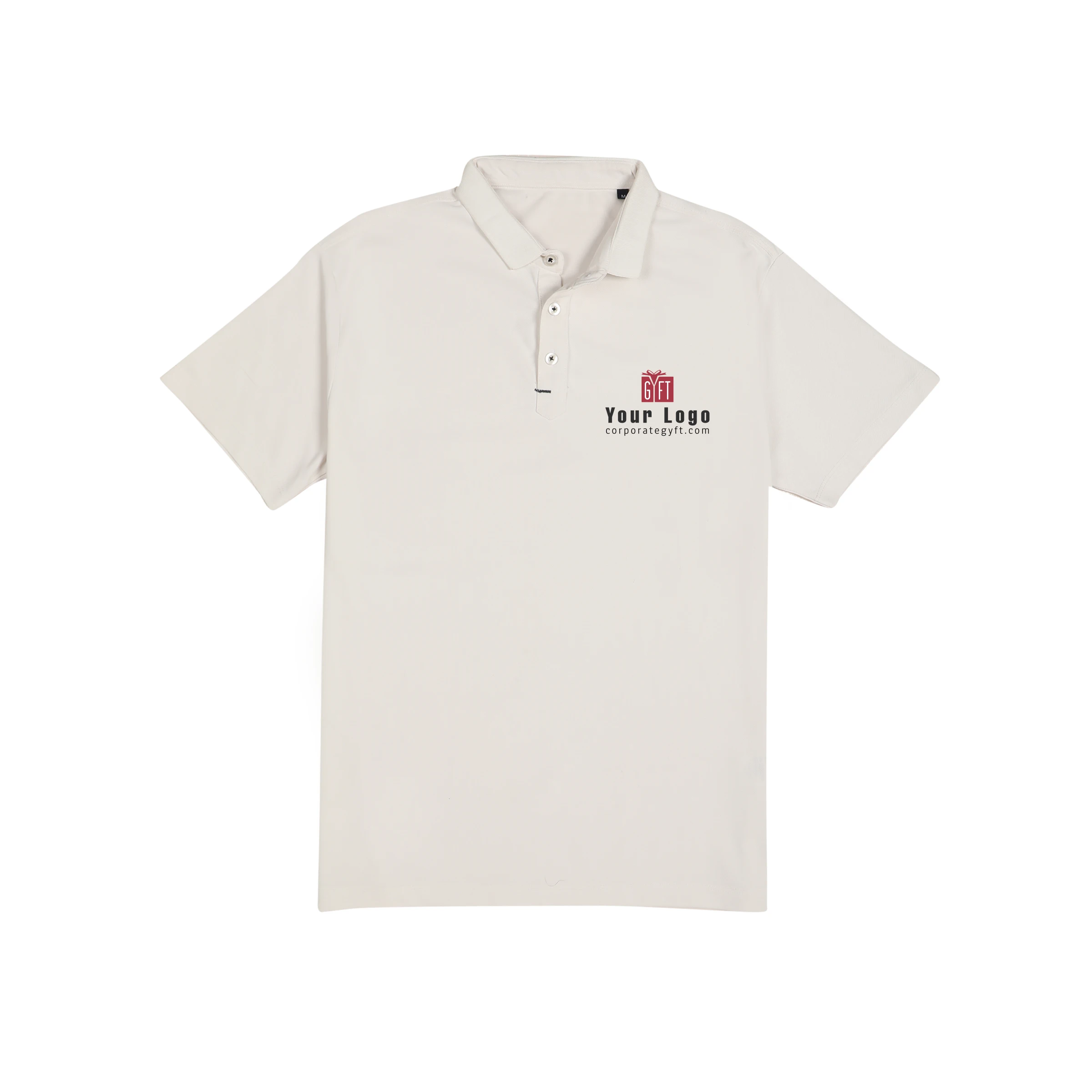 Mars 200 Active Polo - Ivory White Buy Mars 200 Active Polo - Ivory White in bulk for Corporate Gifting | Corporate Gyft