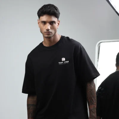 Buy Oversized Originals Cotton Tee - Black in bulk for Corporate Gifting | Corporate Gyft