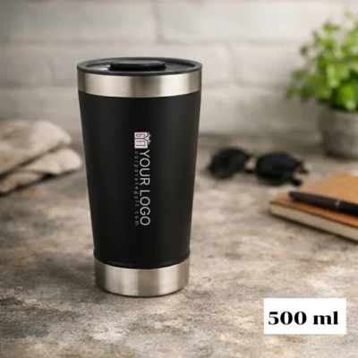 Buy Bira Travel Flask Tumbler - Black in bulk for Corporate Gifting | Corporate Gyft