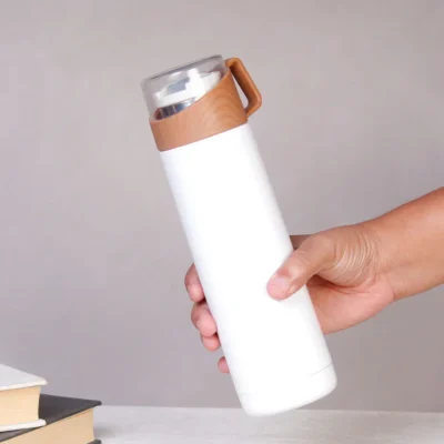 Buy Arch Hydro Insulated Travel Flask - White in bulk for Corporate Gifting | Corporate Gyft