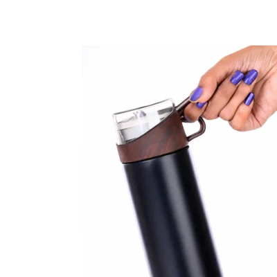 Buy Arch Hydro Insulated Travel Flask - Black in bulk for Corporate Gifting | Corporate Gyft