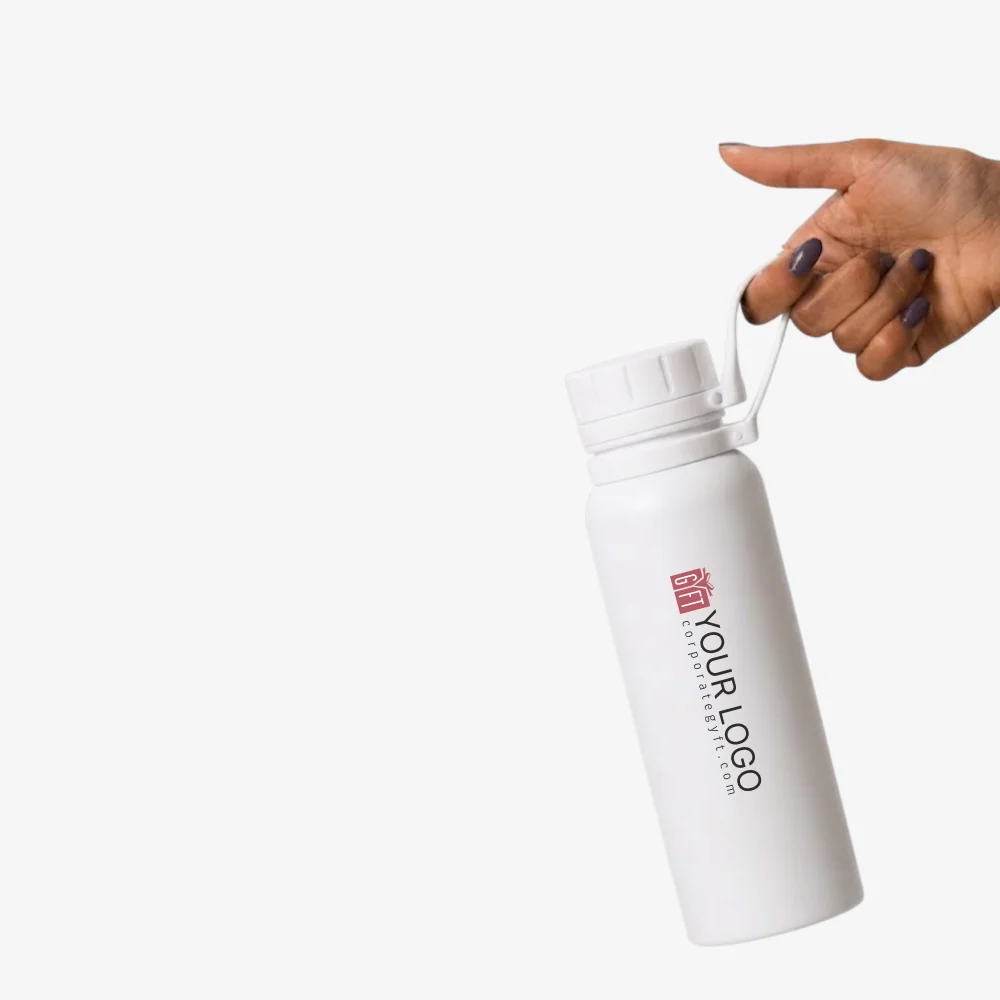 Hamster Stainless Steel Flask - White