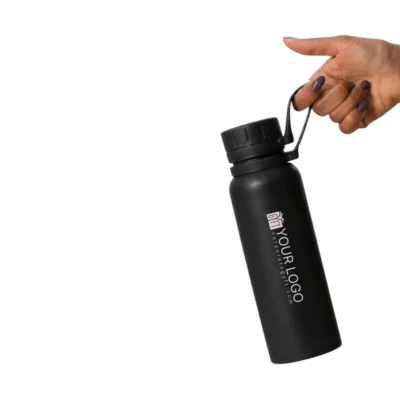 Buy Hamster Stainless Steel Flask - Black in bulk for Corporate Gifting | Corporate Gyft