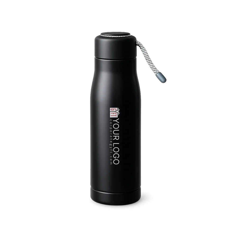 String Classic Stainless Steel Flask - Black