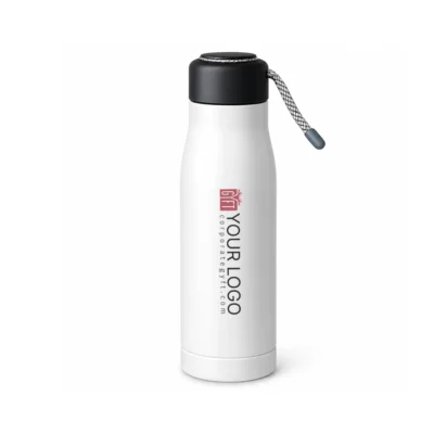 Buy String Classic Stainless Steel Flask - White in bulk for Corporate Gifting | Corporate Gyft