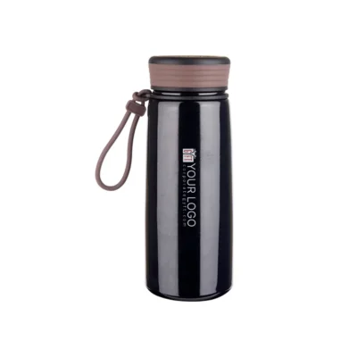 Buy Mister Premium Stainless Steel Flask - Black in bulk for Corporate Gifting | Corporate Gyft