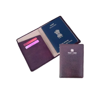Buy Genuine Leather Passport Cover in bulk for Corporate Gifting | Corporate Gyft