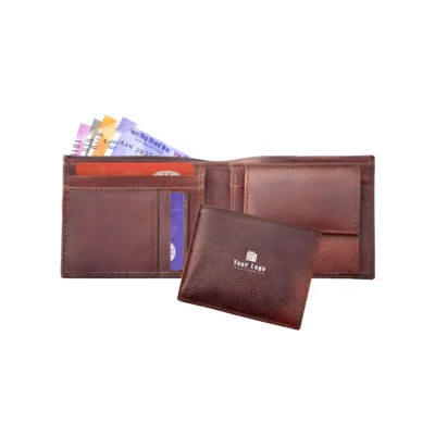 Buy Men's Leather Bifold Wallet in bulk for Corporate Gifting | Corporate Gyft