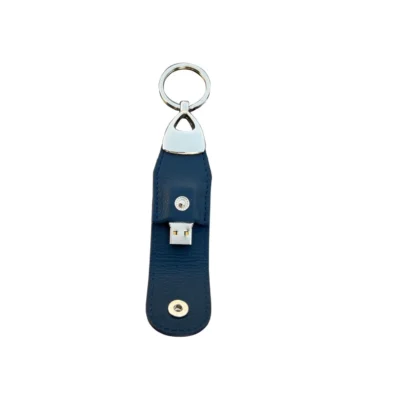 Buy USB Key Ring with Leather Strap in bulk for Corporate Gifting | Corporate Gyft