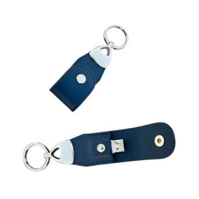 Buy USB Key Ring with Leather Strap in bulk for Corporate Gifting | Corporate Gyft