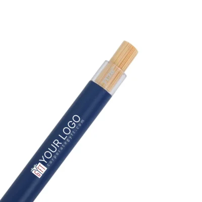 Buy Caneta Metal Pen with Bamboo Grip - Blue in bulk for Corporate Gifting | Corporate Gyft
