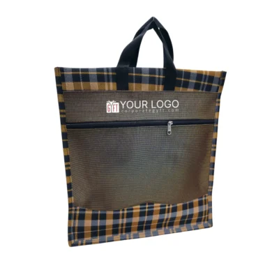 Buy Plaid Pattern Tote Bag in bulk for Corporate Gifting | Corporate Gyft