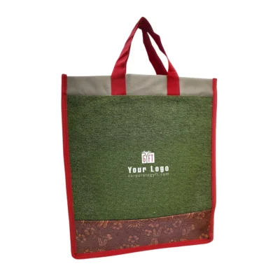 Buy Dual Tone Jute Tote Bag in bulk for Corporate Gifting | Corporate Gyft