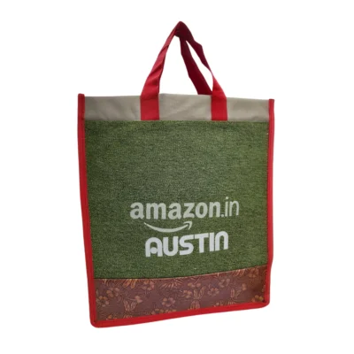 Buy Dual Tone Jute Tote Bag in bulk for Corporate Gifting | Corporate Gyft