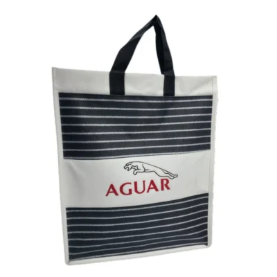 Buy Dual Stripe Tote Bag in bulk for Corporate Gifting | Corporate Gyft