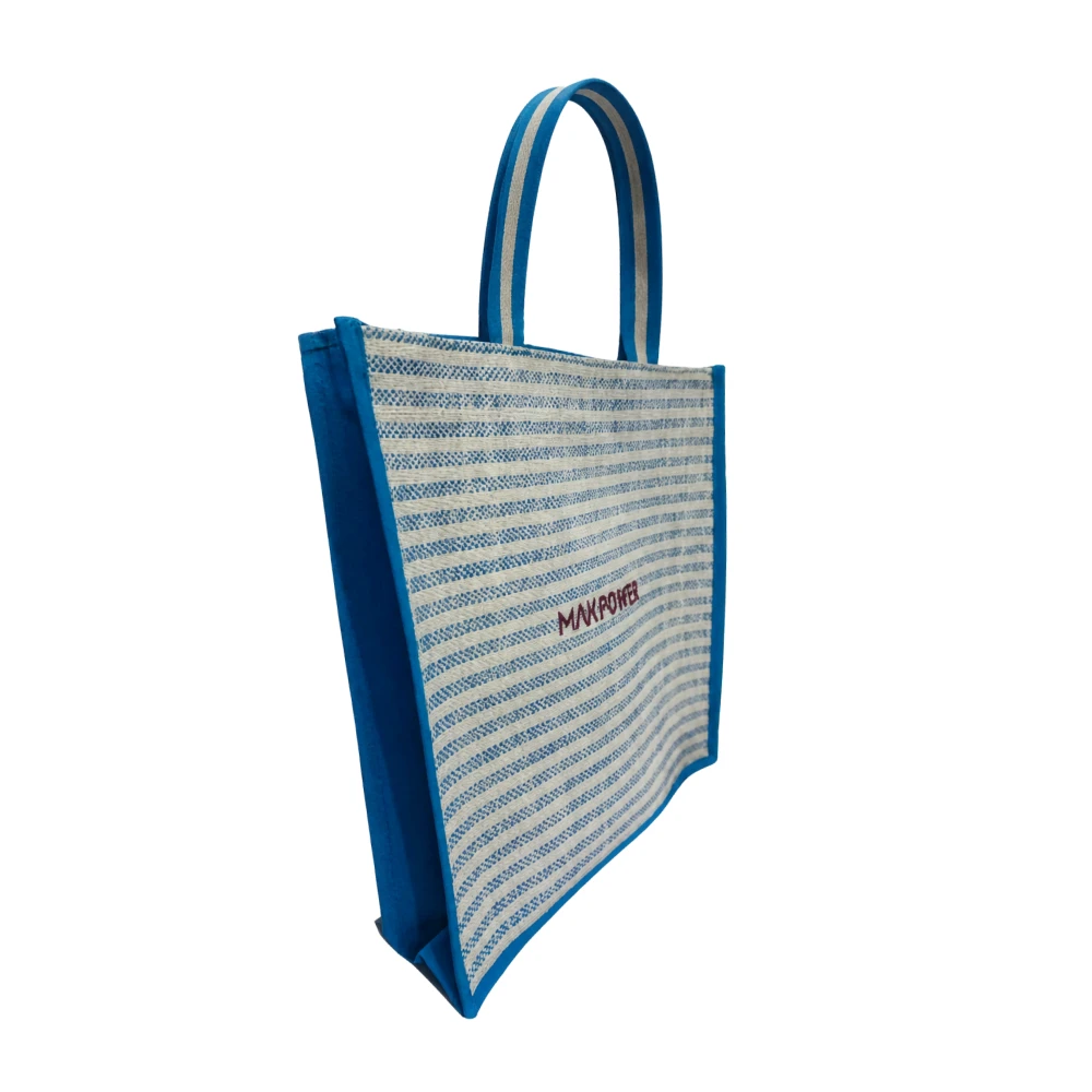 Gusseted Jute Tote Bag - Image 3
