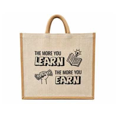 Buy White and Natural Lurex Tote in bulk for Corporate Gifting | Corporate Gyft