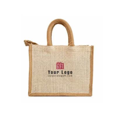 Buy White and Natural Lurex Tote in bulk for Corporate Gifting | Corporate Gyft