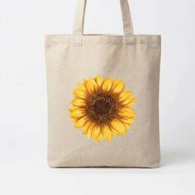 Buy Sunflower Canvas Tote Bag in bulk for Corporate Gifting | Corporate Gyft