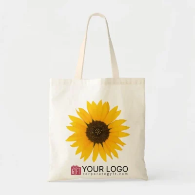 Buy Sunflower Canvas Tote Bag in bulk for Corporate Gifting | Corporate Gyft