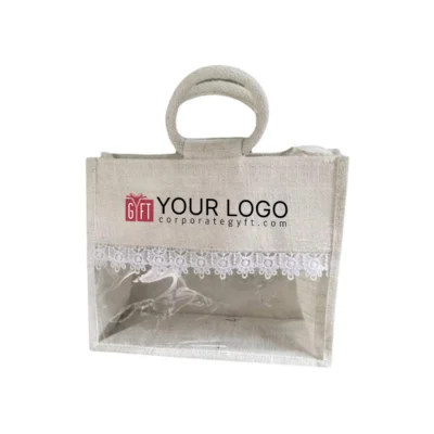 Buy Cotton Lamination Window Bag in bulk for Corporate Gifting | Corporate Gyft