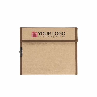 Buy Jute File Folder in bulk for Corporate Gifting | Corporate Gyft