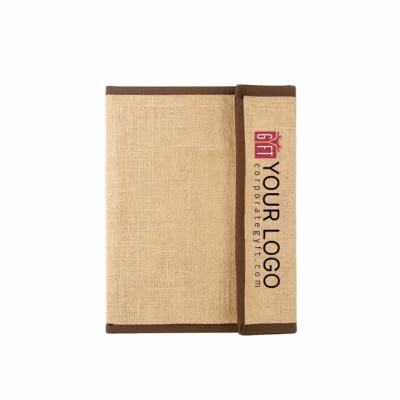 Buy Jute File Folder in bulk for Corporate Gifting | Corporate Gyft