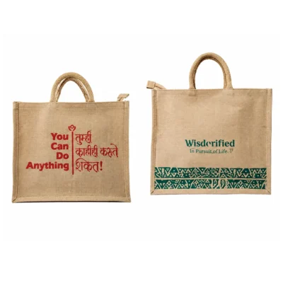 Buy Natural Juco Tote Bag in bulk for Corporate Gifting | Corporate Gyft