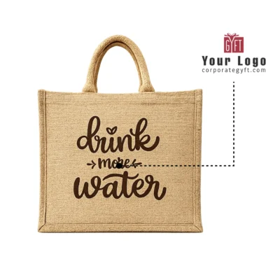 Buy Natural Juco Tote Bag in bulk for Corporate Gifting | Corporate Gyft