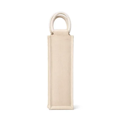 Buy Natural Jute Single Bottle Bag in bulk for Corporate Gifting | Corporate Gyft