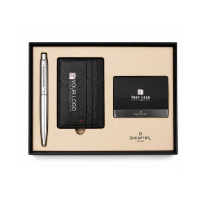 Buy Sheaffer Sentinel Chrome Gift Set in bulk for Corporate Gifting | Corporate Gyft